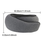 Memory Foam Portable U-Shaped Travel Pillow for Neck Support and Comfort During Breaks